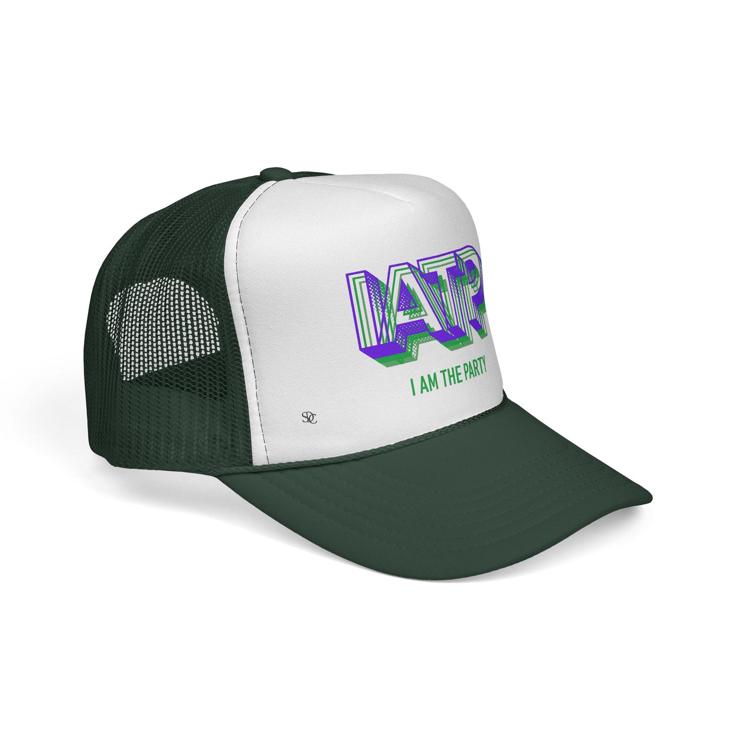 Vibrant Trucker Caps for Party Lovers, Fun Accessories, Festival Gear, Bold Fashion Statement, I AM THE PARTY