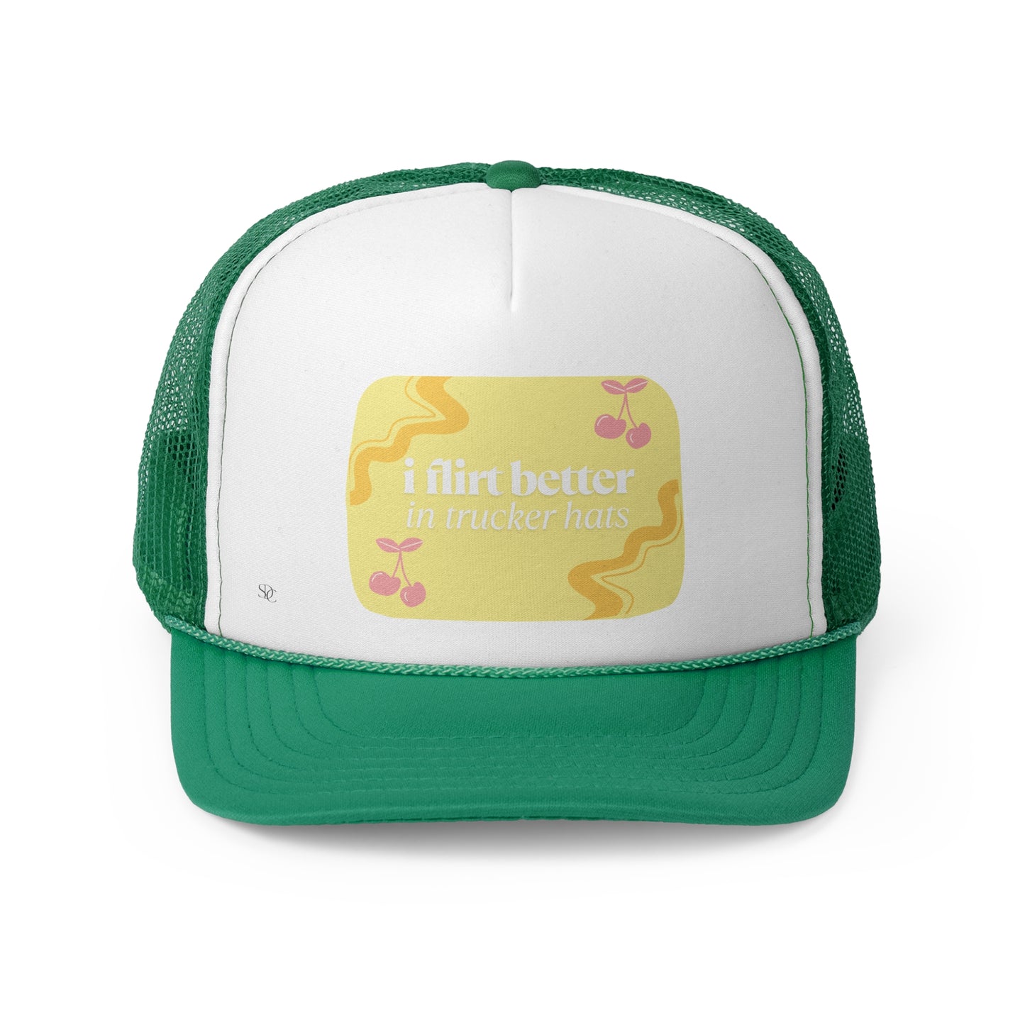 Funny Trucker Hat "I Flirt Better in Trucker Hats"