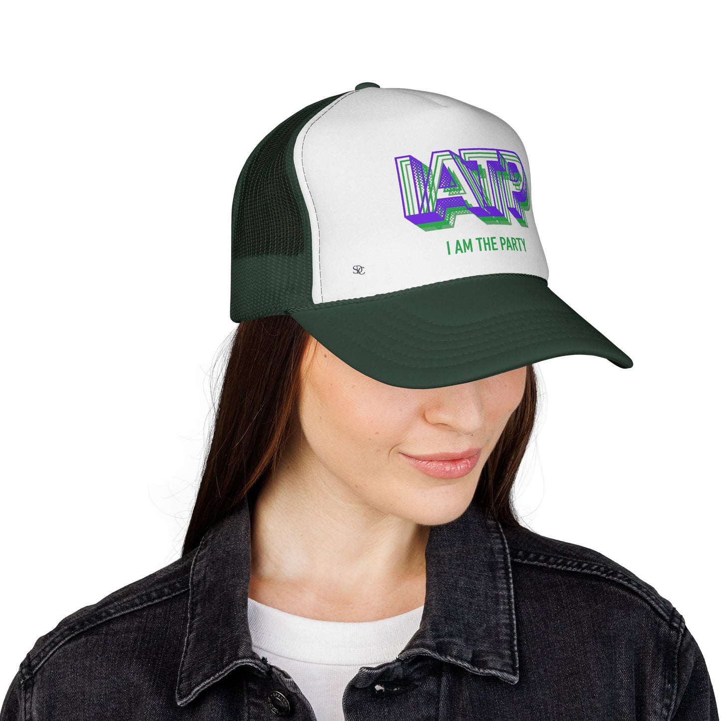 Vibrant Trucker Caps for Party Lovers, Fun Accessories, Festival Gear, Bold Fashion Statement, I AM THE PARTY