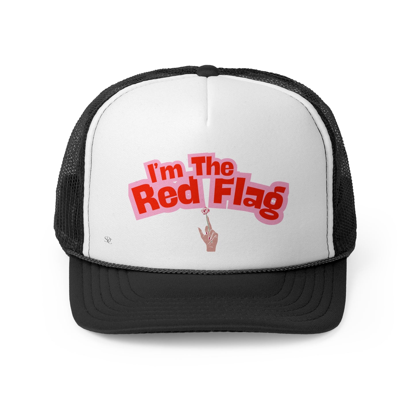 Funny Trucker Hat "I'm The Red Flag"