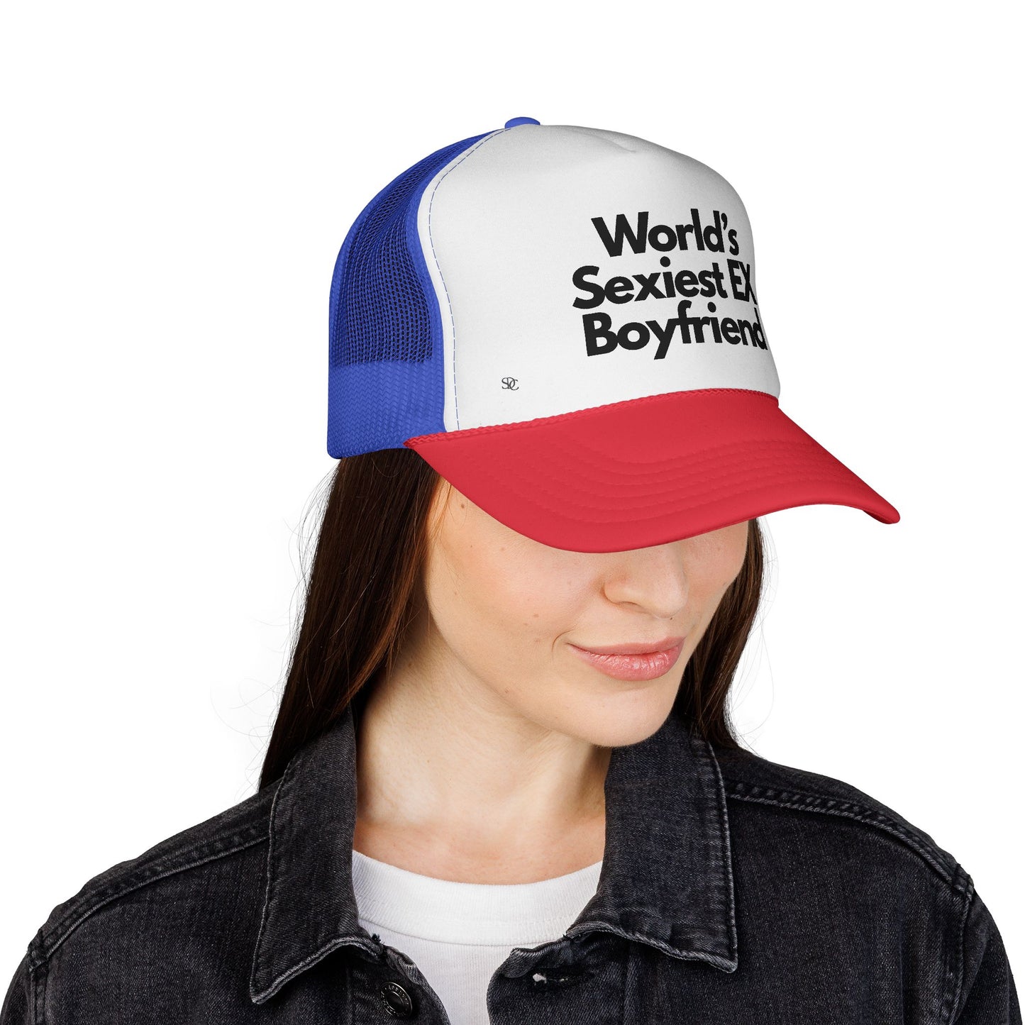 Men's Funny Trucker Hat - World's Sexiest Ex Boyfriend