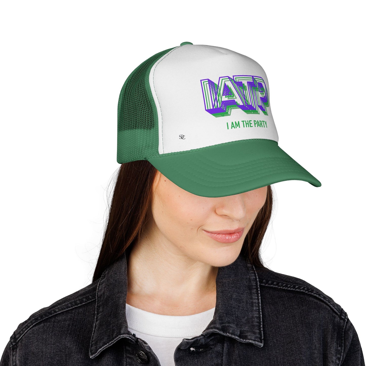 Vibrant Trucker Caps for Party Lovers, Fun Accessories, Festival Gear, Bold Fashion Statement, I AM THE PARTY