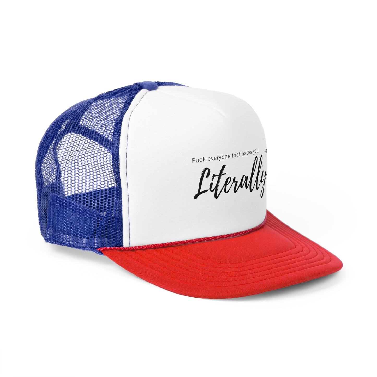Sassy Literally Trucker Cap - Bold Statement Hat for Attitude and Fun