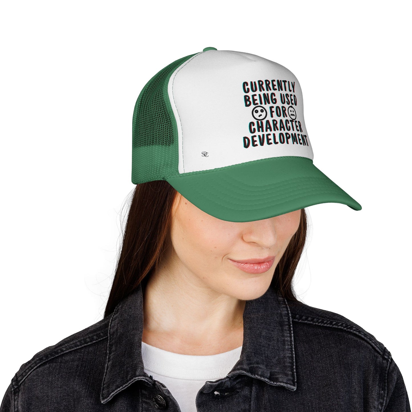 Men's Funny Trucker Hats - Character Development