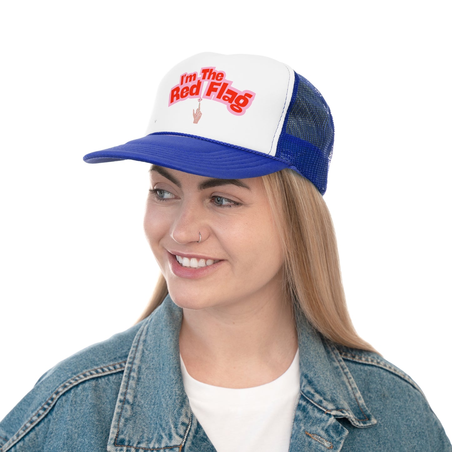 Funny Trucker Hat "I'm The Red Flag"
