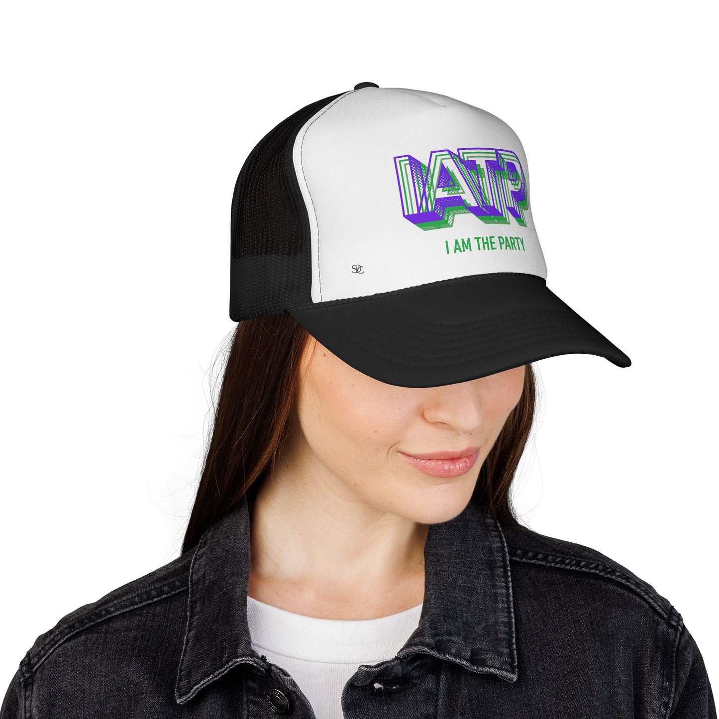 Vibrant Trucker Caps for Party Lovers, Fun Accessories, Festival Gear, Bold Fashion Statement, I AM THE PARTY