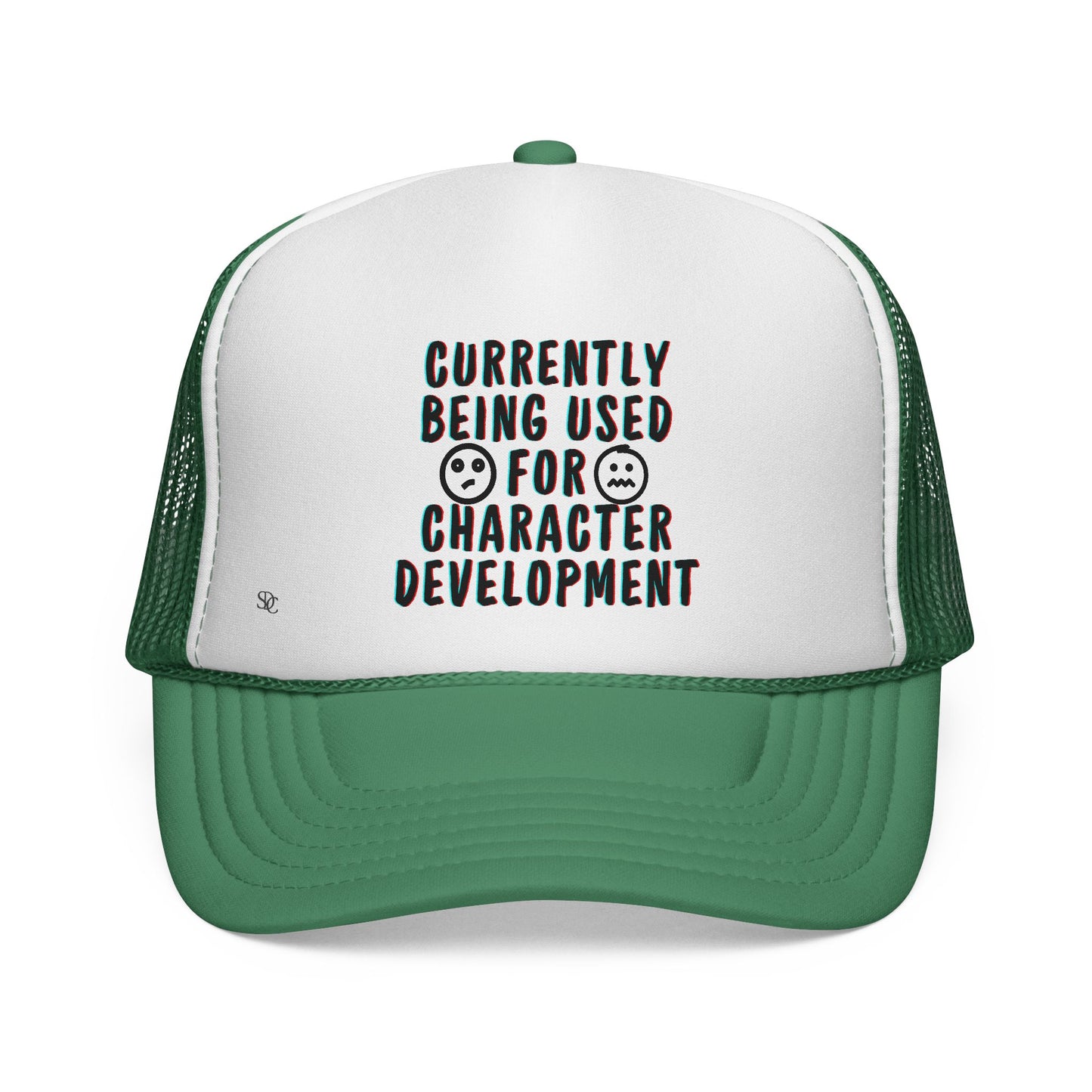 Men's Funny Trucker Hats - Character Development