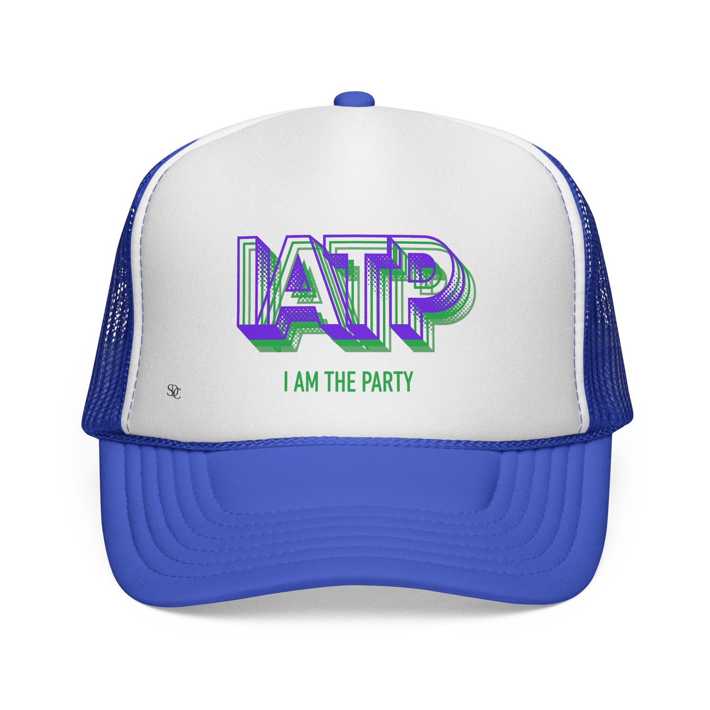 Vibrant Trucker Caps for Party Lovers, Fun Accessories, Festival Gear, Bold Fashion Statement, I AM THE PARTY