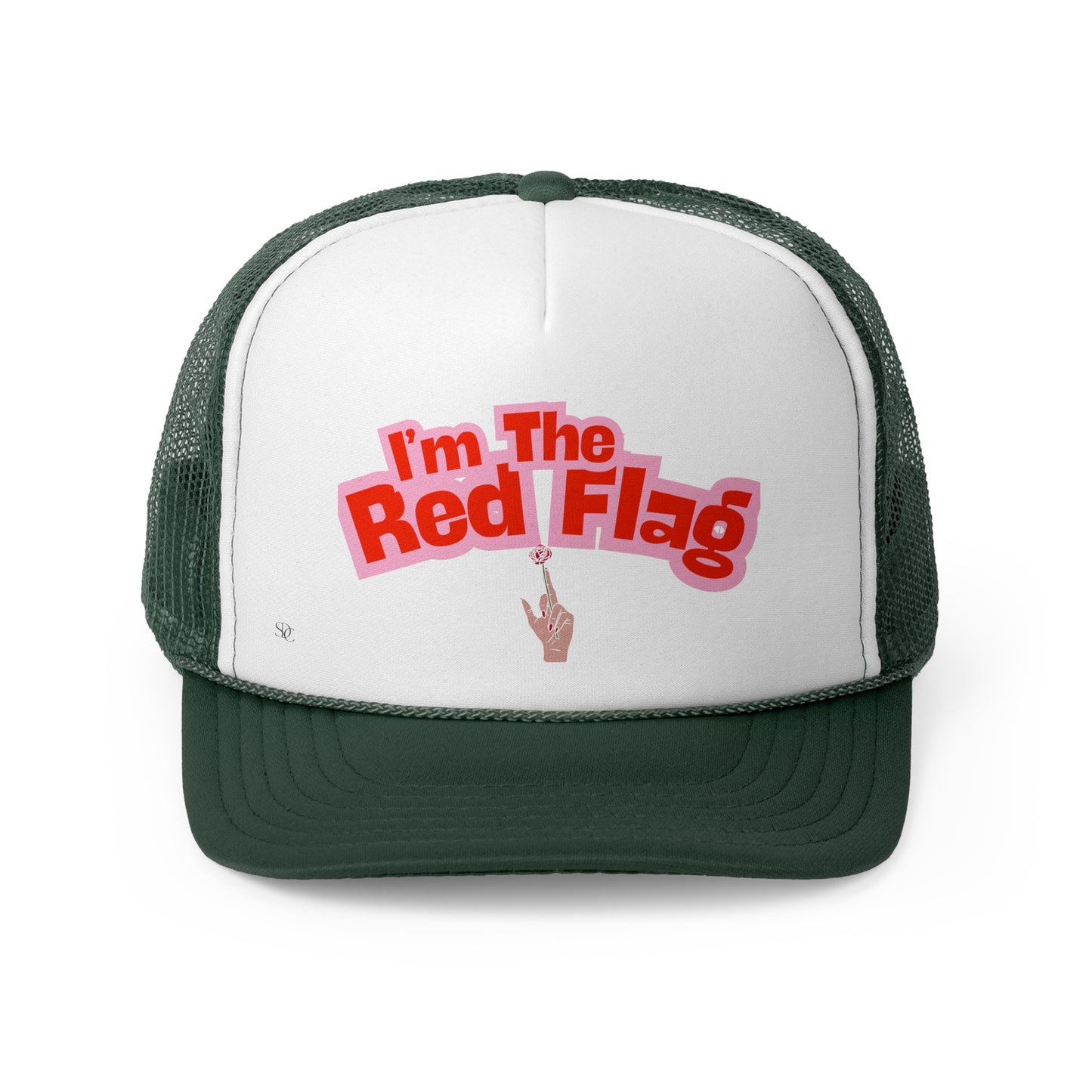 Funny Trucker Hat "I'm The Red Flag"