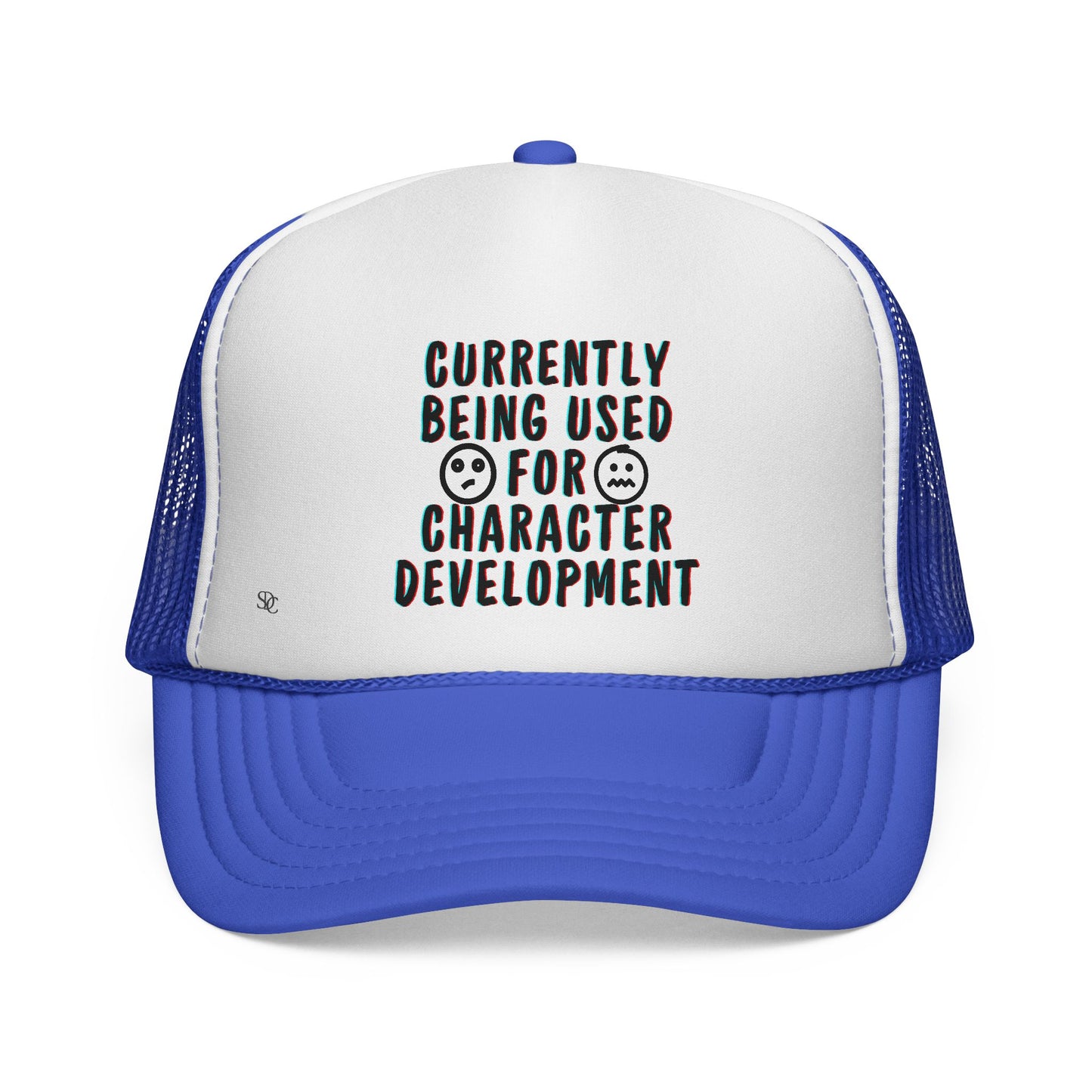 Men's Funny Trucker Hats - Character Development
