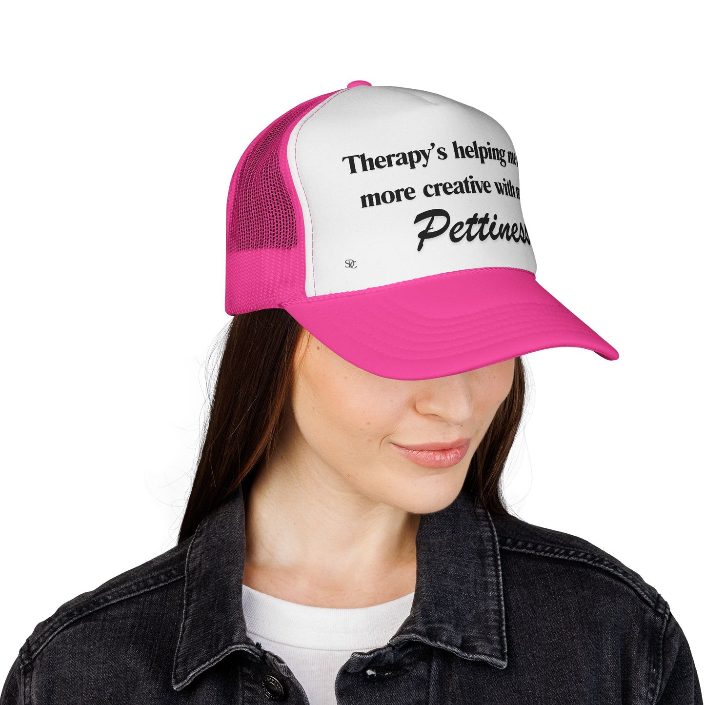 Funny Trucker Hat - Therapy's Helping Me