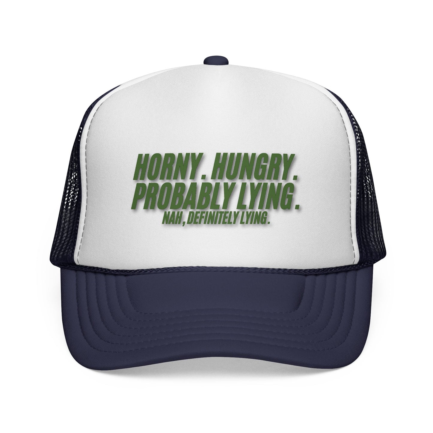 Men's Funny Trucker Hat - Probably Lying