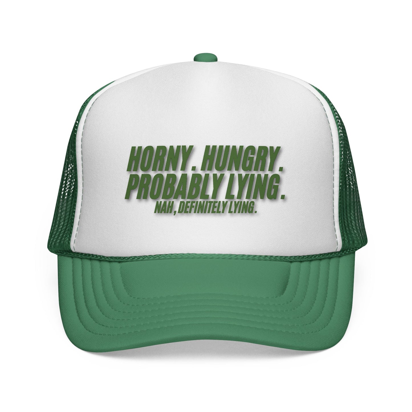 Men's Funny Trucker Hat - Probably Lying
