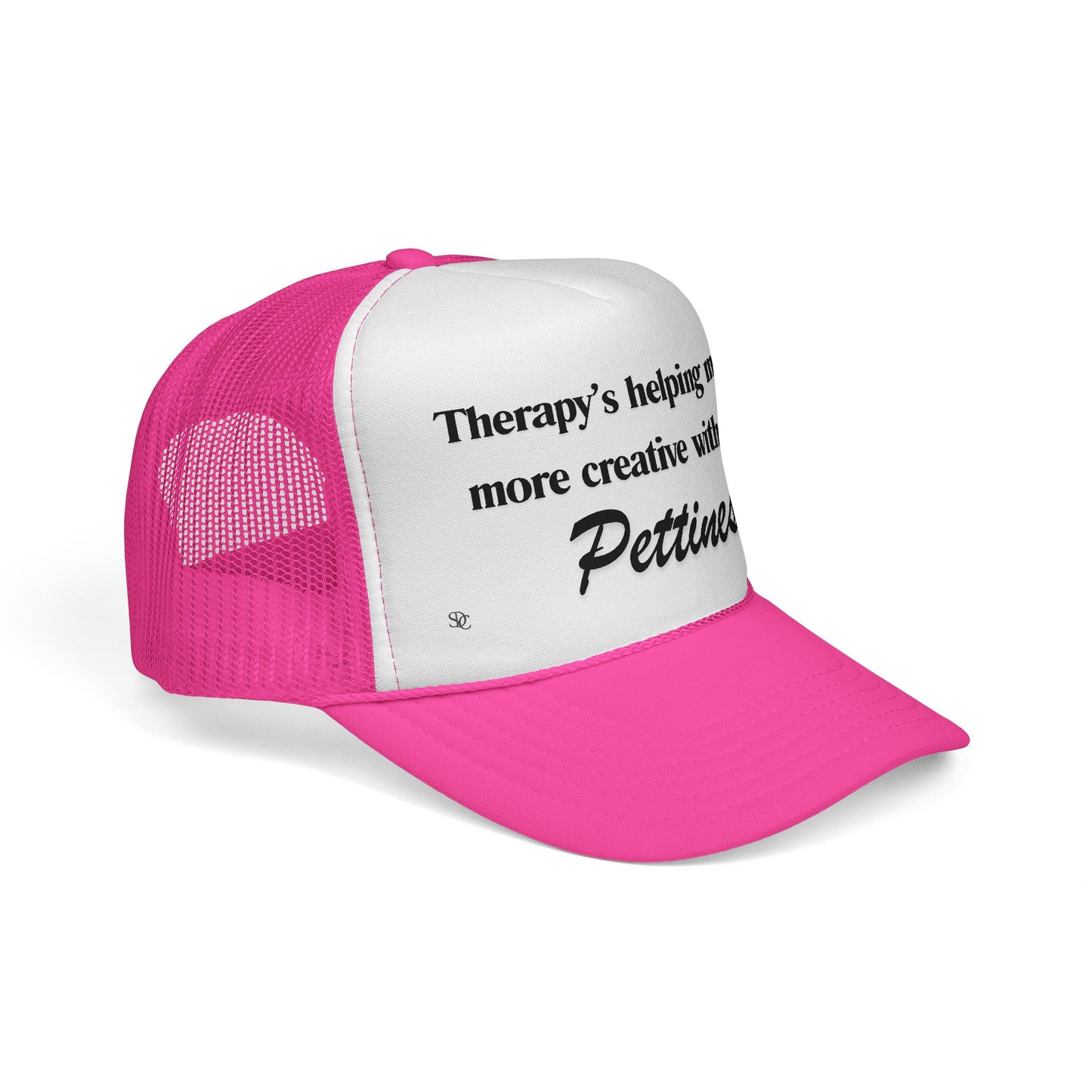 Funny Trucker Hat - Therapy's Helping Me