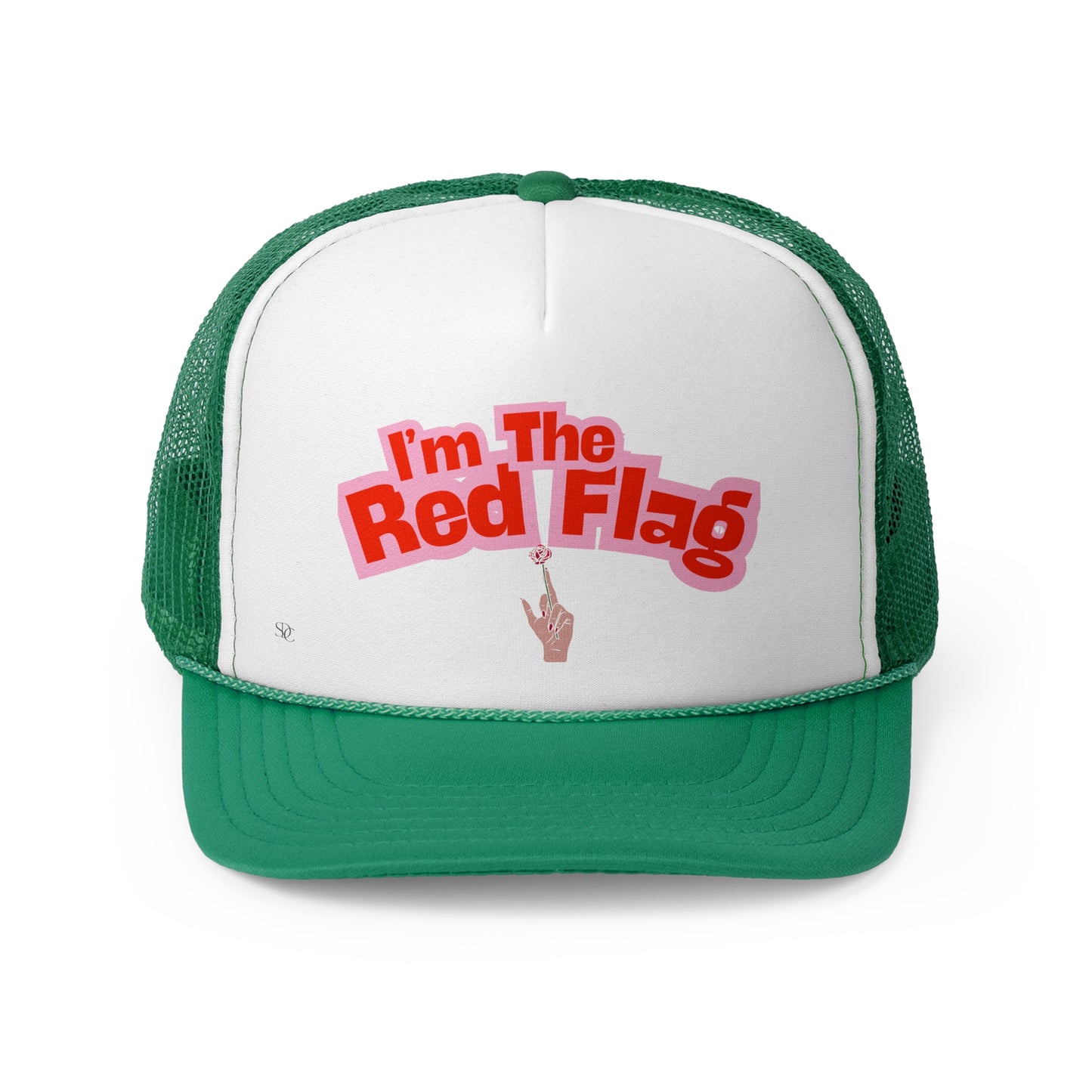 Funny Trucker Hat "I'm The Red Flag"