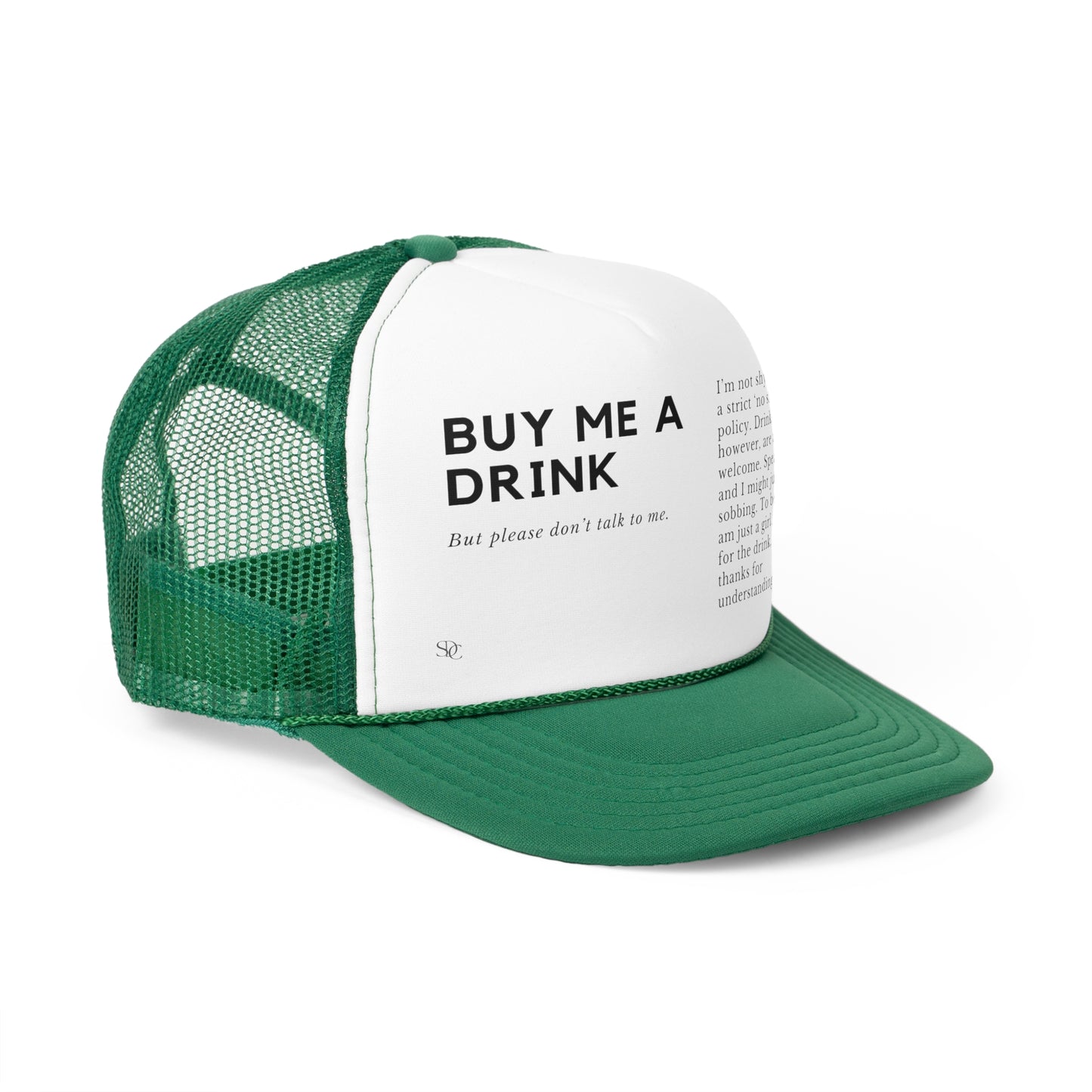 Funny Trucker Hat "Buy Me A Drink"