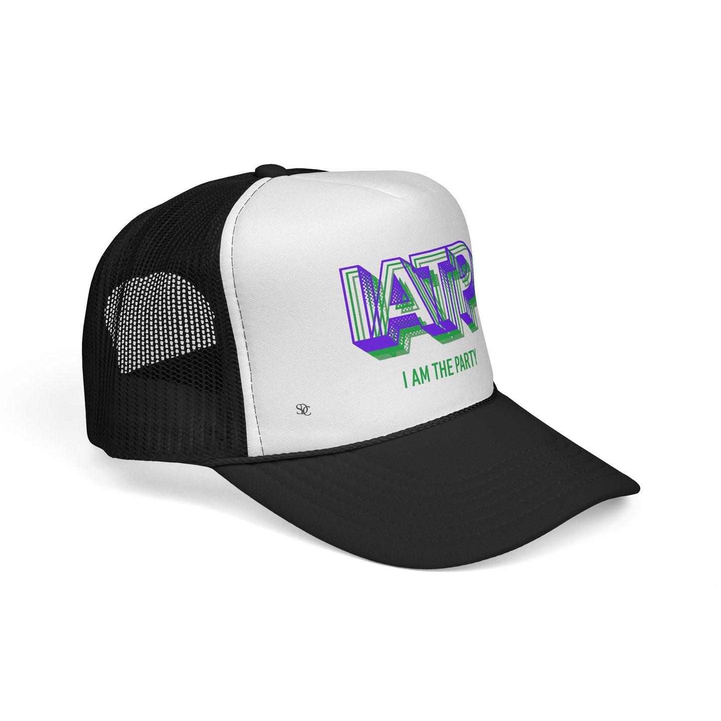 Vibrant Trucker Caps for Party Lovers, Fun Accessories, Festival Gear, Bold Fashion Statement, I AM THE PARTY