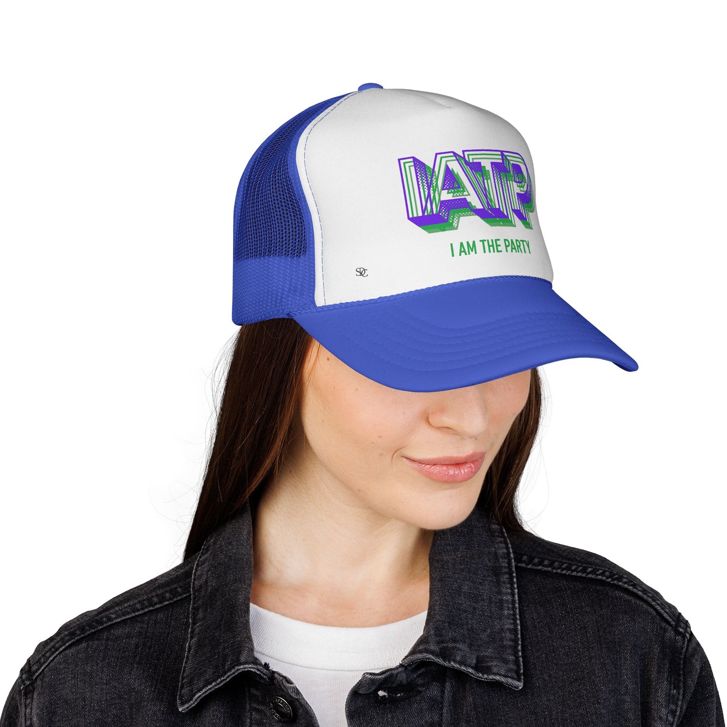 Vibrant Trucker Caps for Party Lovers, Fun Accessories, Festival Gear, Bold Fashion Statement, I AM THE PARTY