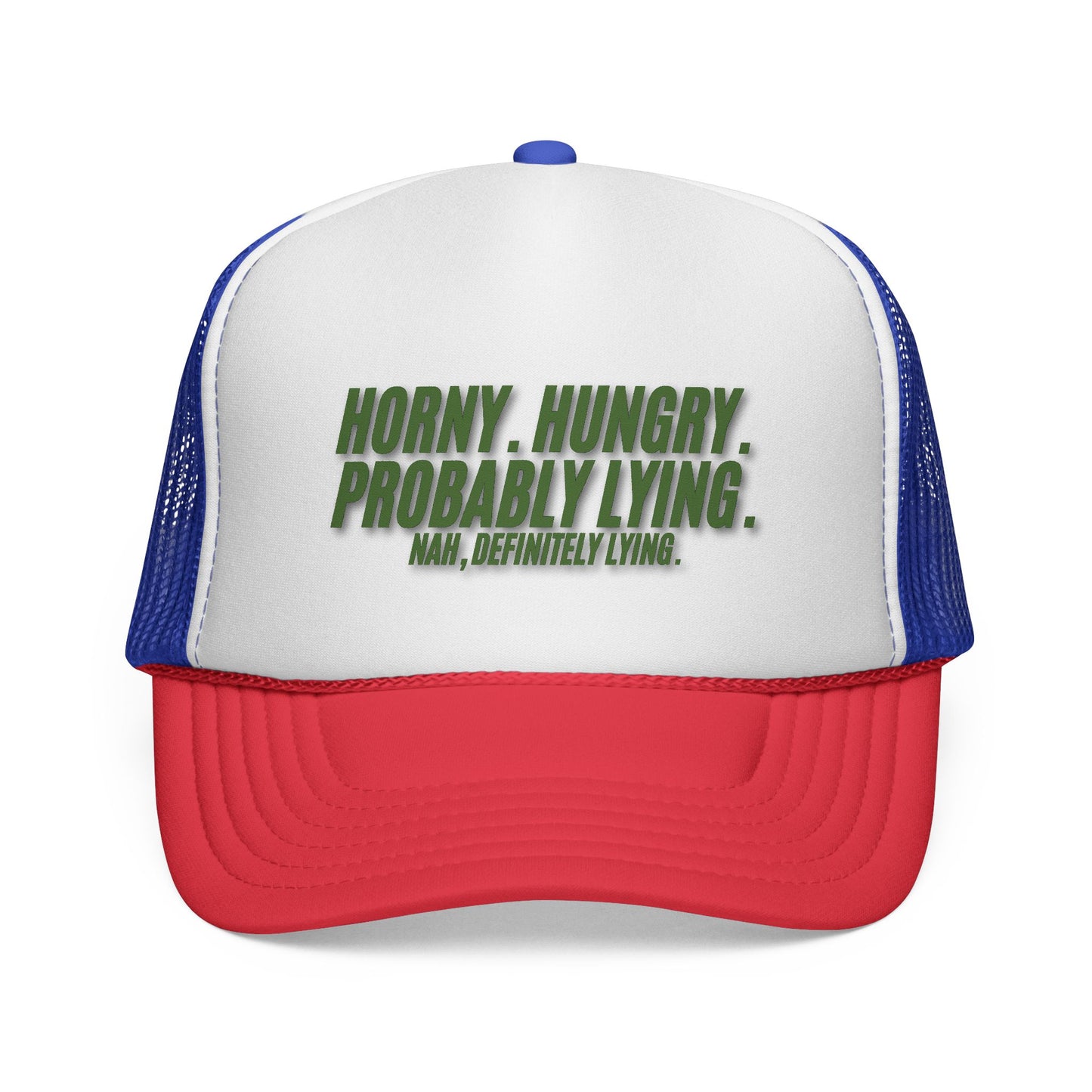 Men's Funny Trucker Hat - Probably Lying