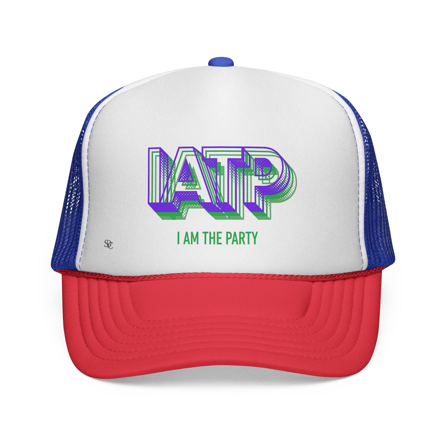 Vibrant Trucker Caps for Party Lovers, Fun Accessories, Festival Gear, Bold Fashion Statement, I AM THE PARTY
