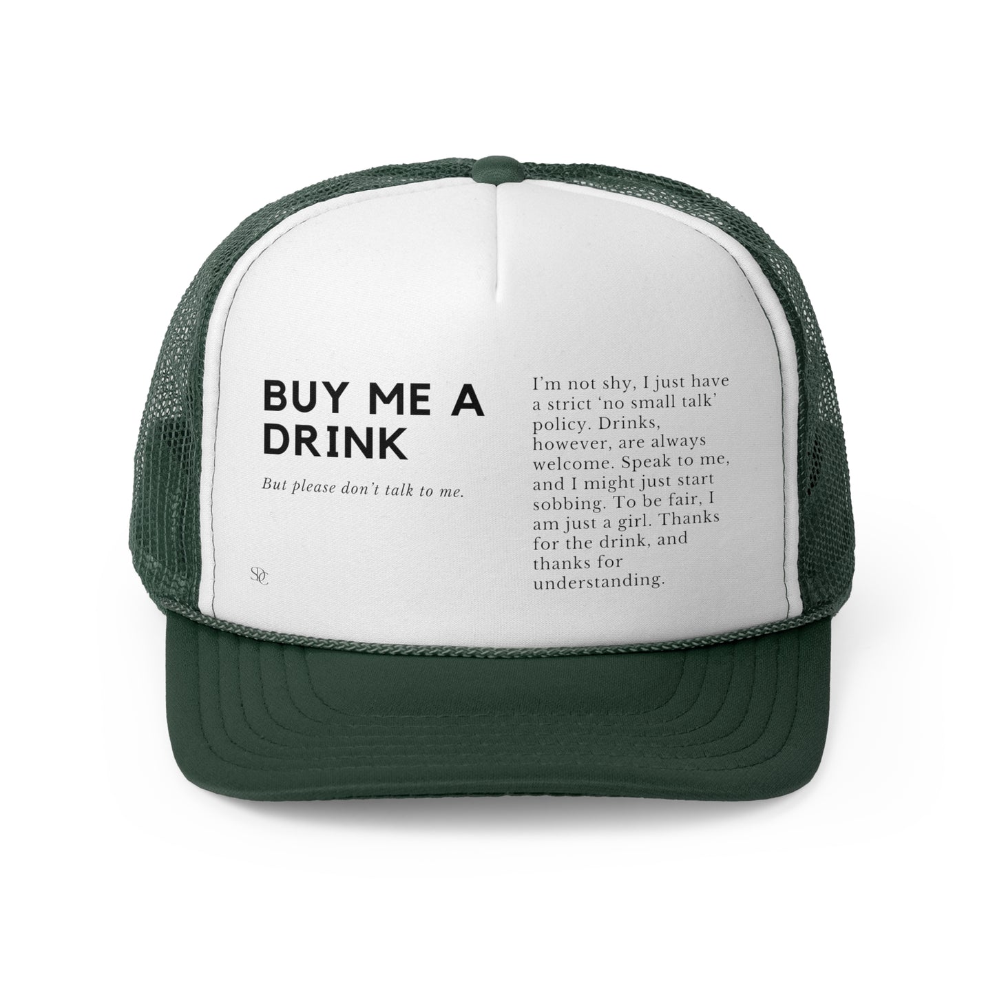 Funny Trucker Hat "Buy Me A Drink"
