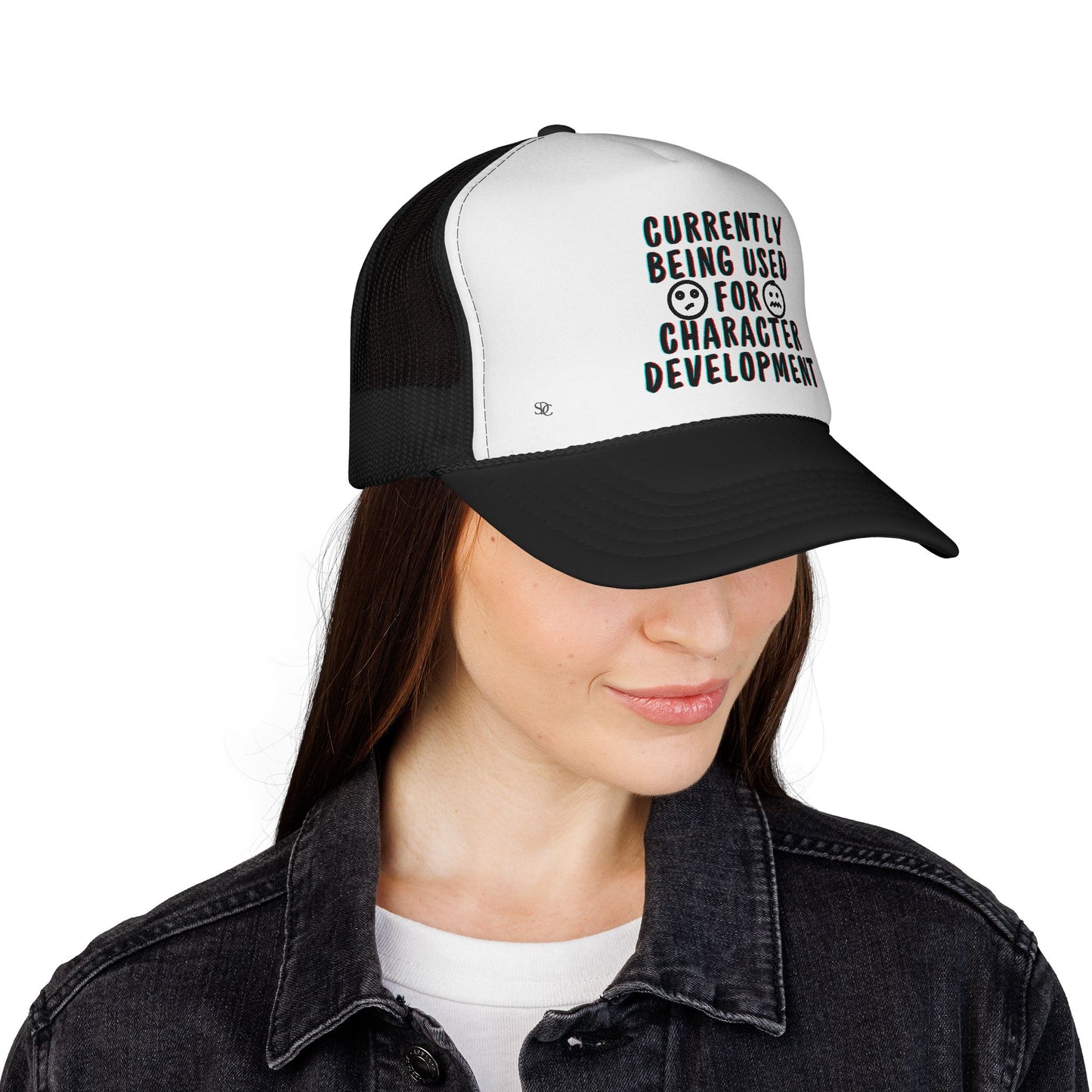 Men's Funny Trucker Hats - Character Development