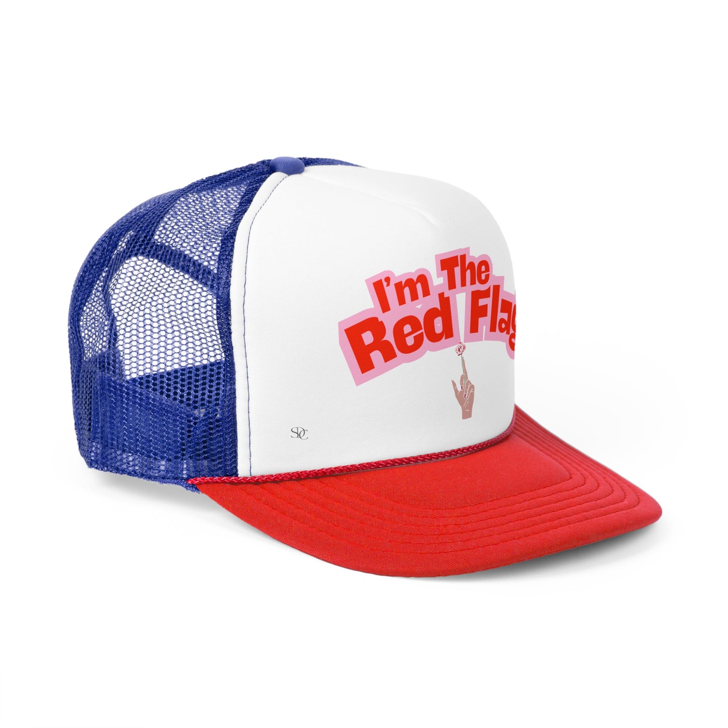 Funny Trucker Hat "I'm The Red Flag"