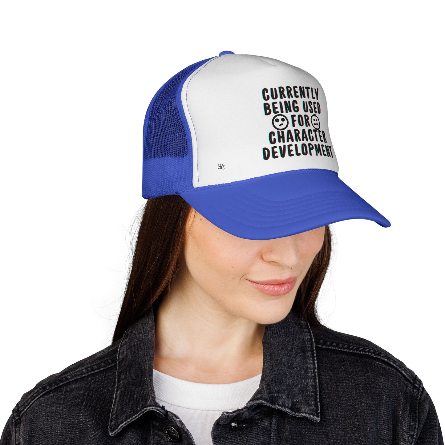 Men's Funny Trucker Hats - Character Development