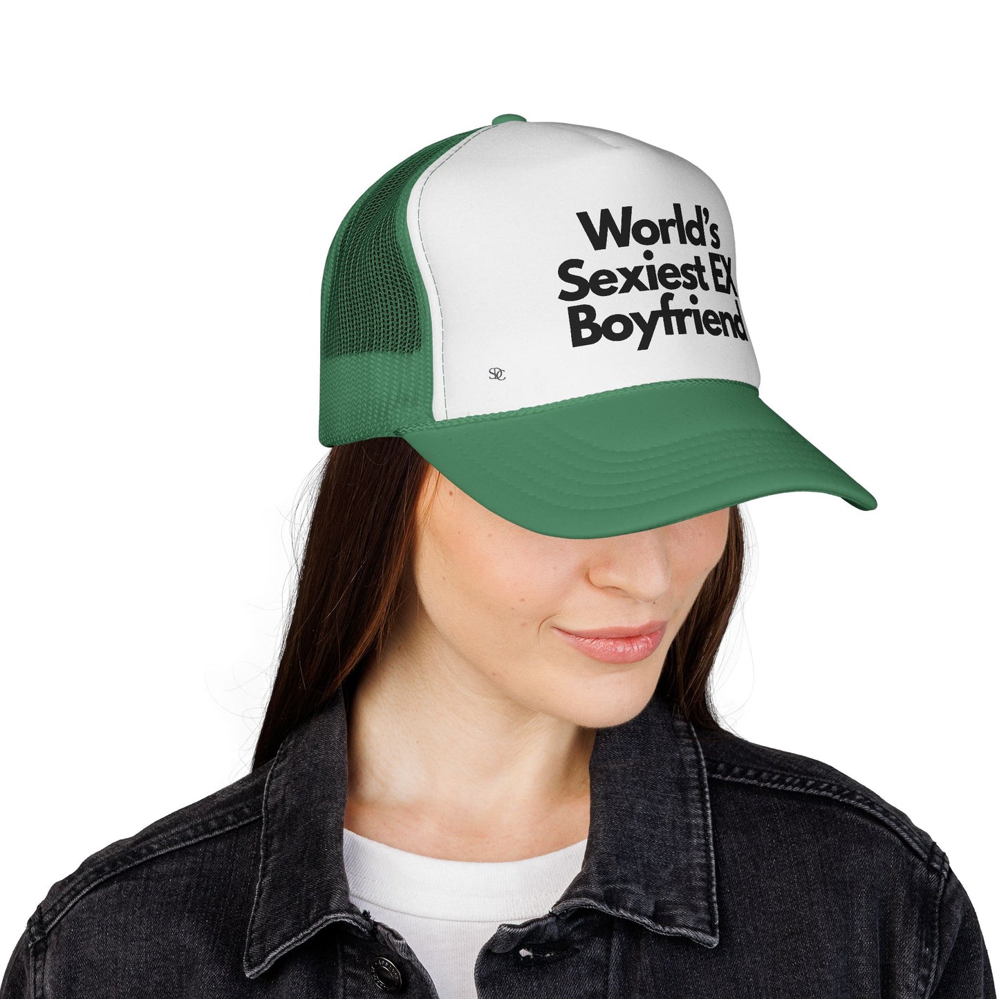 Men's Funny Trucker Hat - World's Sexiest Ex Boyfriend