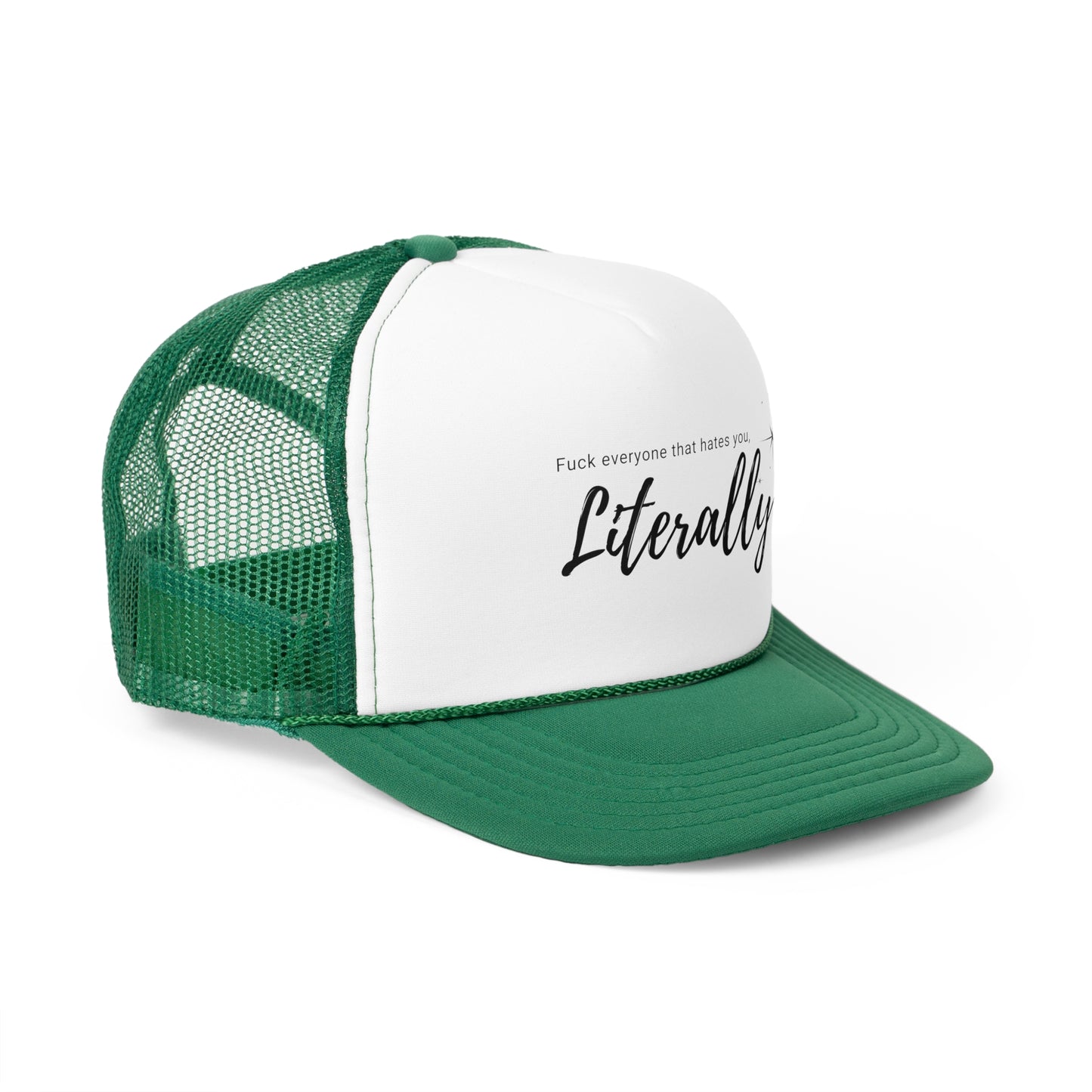 Sassy Literally Trucker Cap - Bold Statement Hat for Attitude and Fun