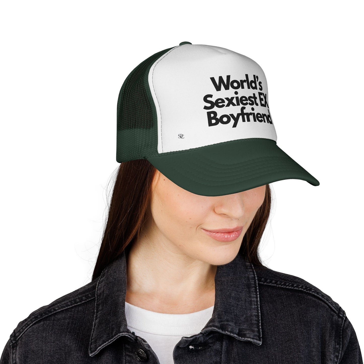 Men's Funny Trucker Hat - World's Sexiest Ex Boyfriend