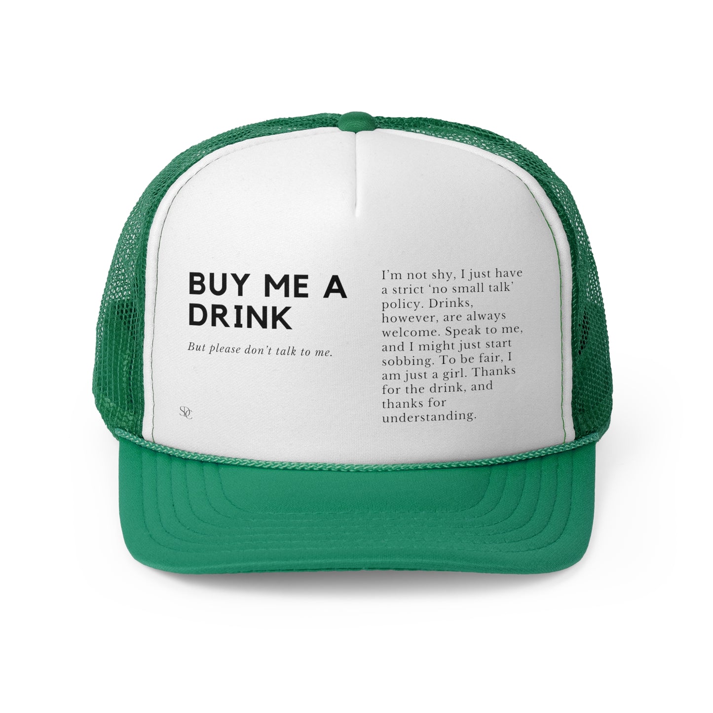 Funny Trucker Hat "Buy Me A Drink"