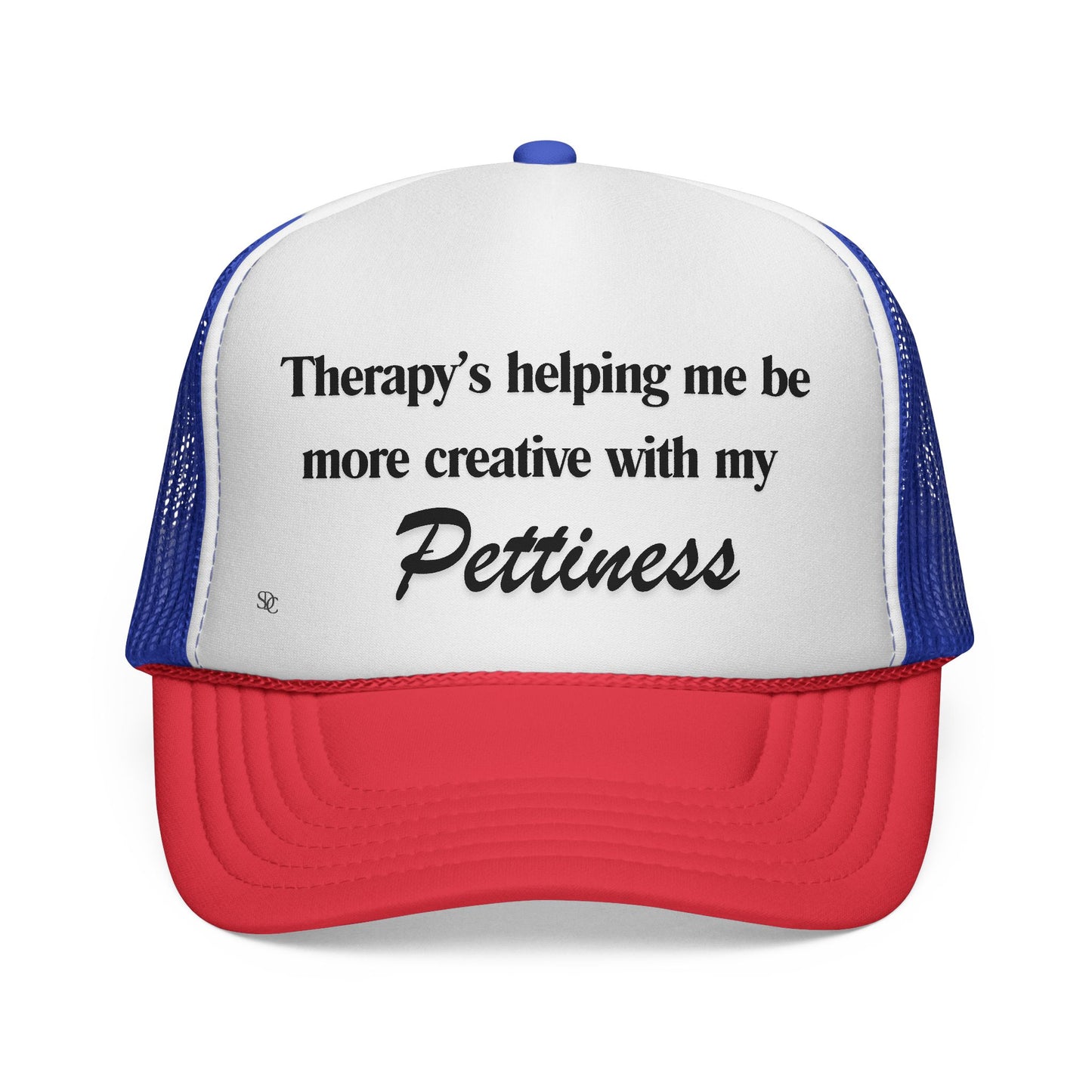 Funny Trucker Hat - Therapy's Helping Me