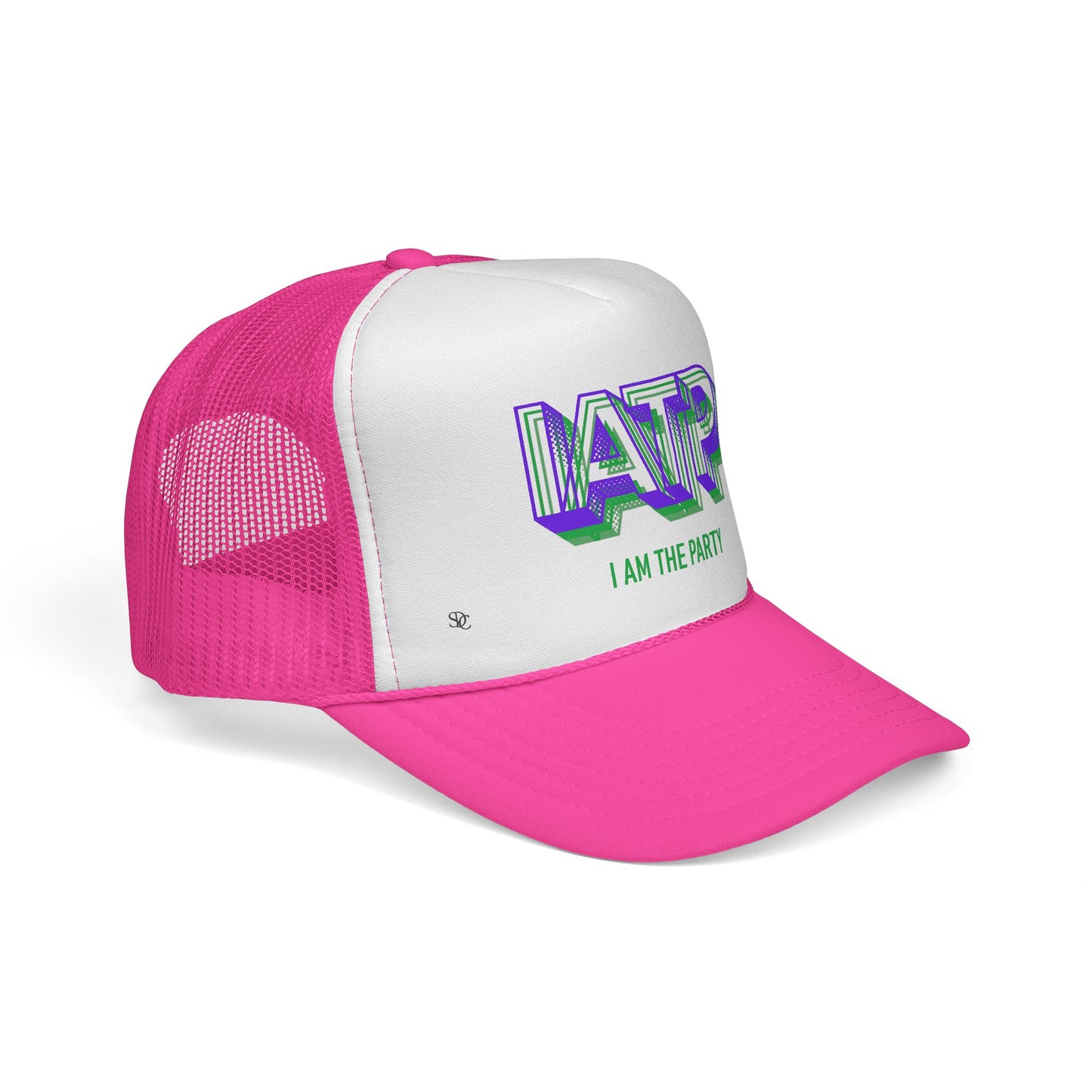 Vibrant Trucker Caps for Party Lovers, Fun Accessories, Festival Gear, Bold Fashion Statement, I AM THE PARTY