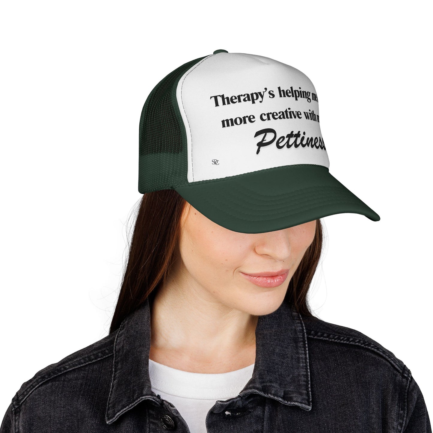 Funny Trucker Hat - Therapy's Helping Me