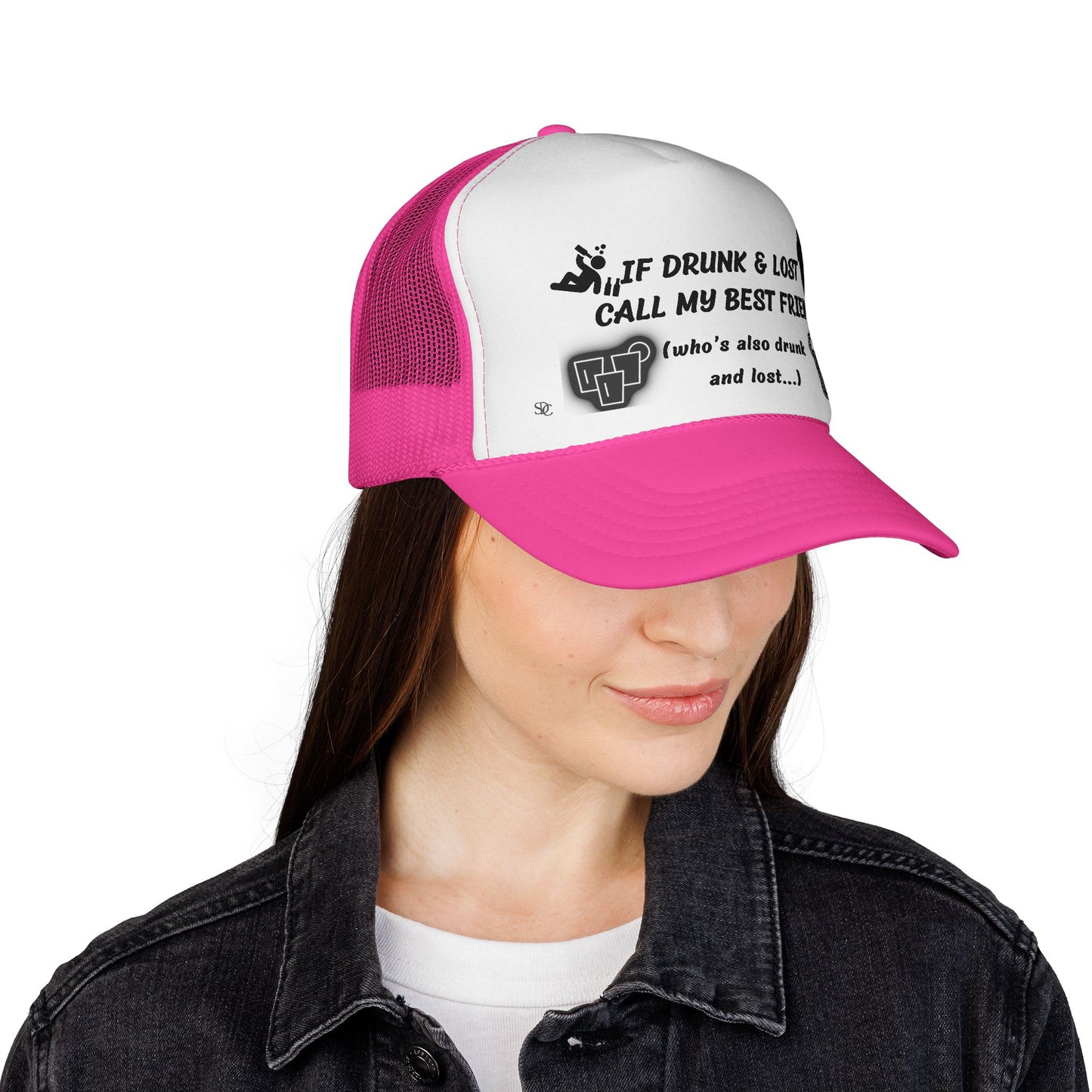 Funny trucker Hat - If Drunk Call My Best Friend