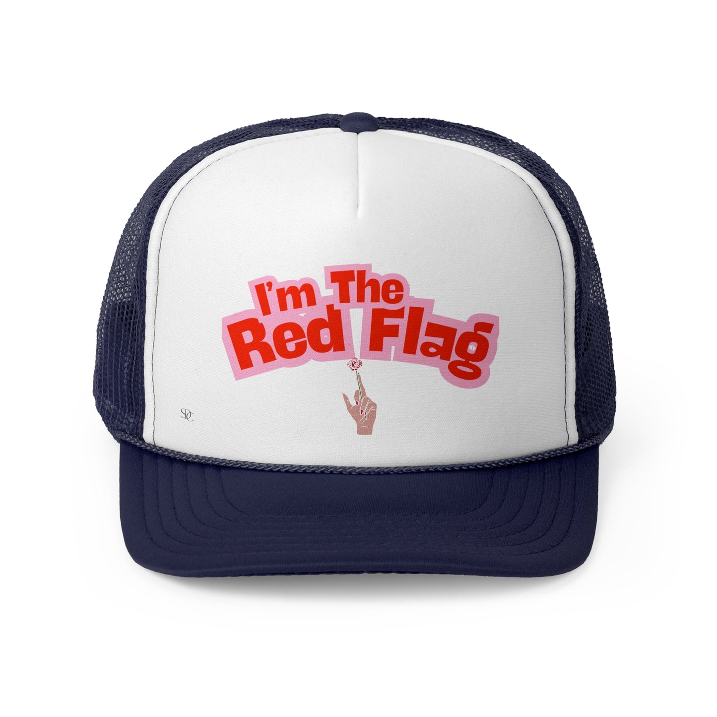 Funny Trucker Hat "I'm The Red Flag"