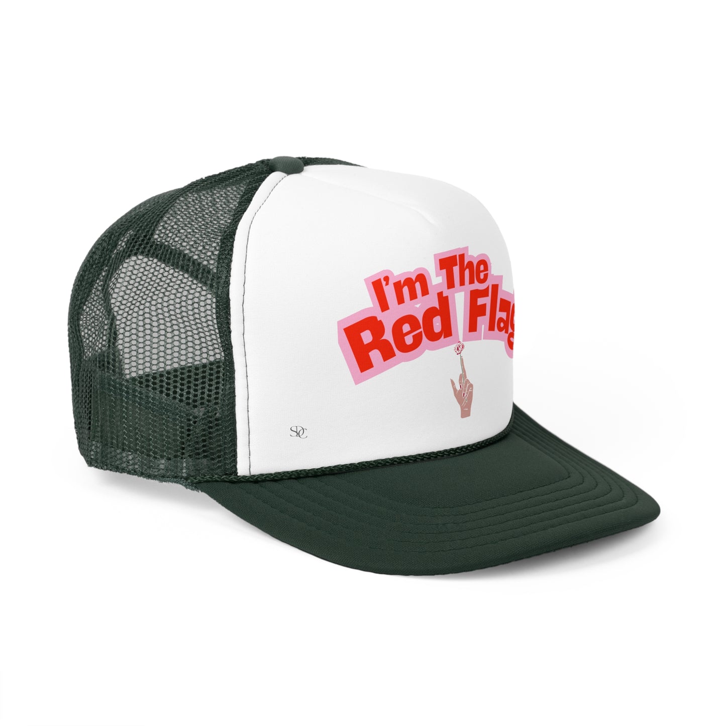 Funny Trucker Hat "I'm The Red Flag"