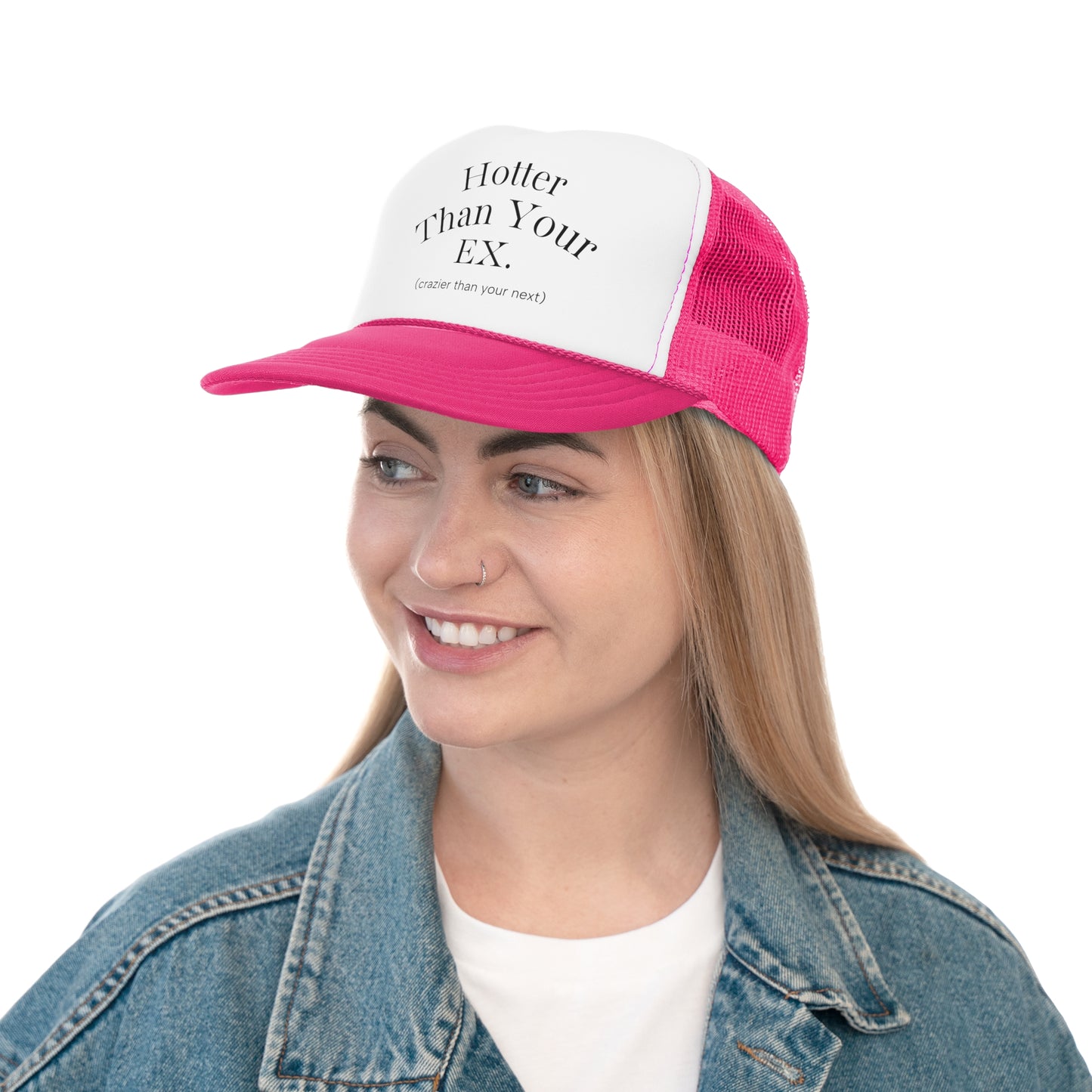 Hotter Than Your Ex Trucker Caps - Fun Summer Hat