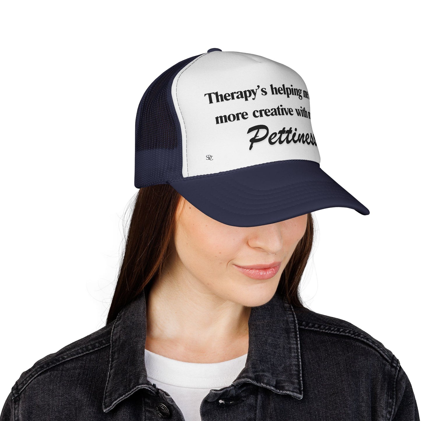 Funny Trucker Hat - Therapy's Helping Me