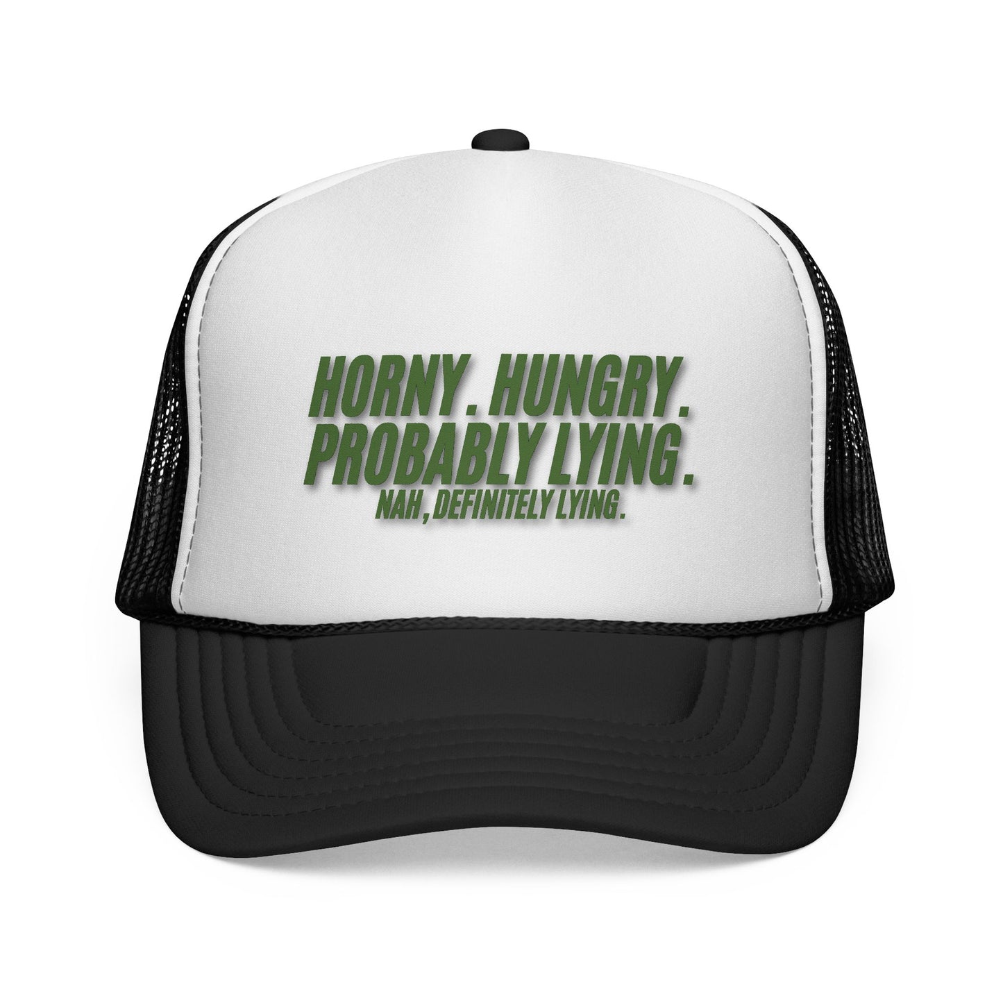 Men's Funny Trucker Hat - Probably Lying