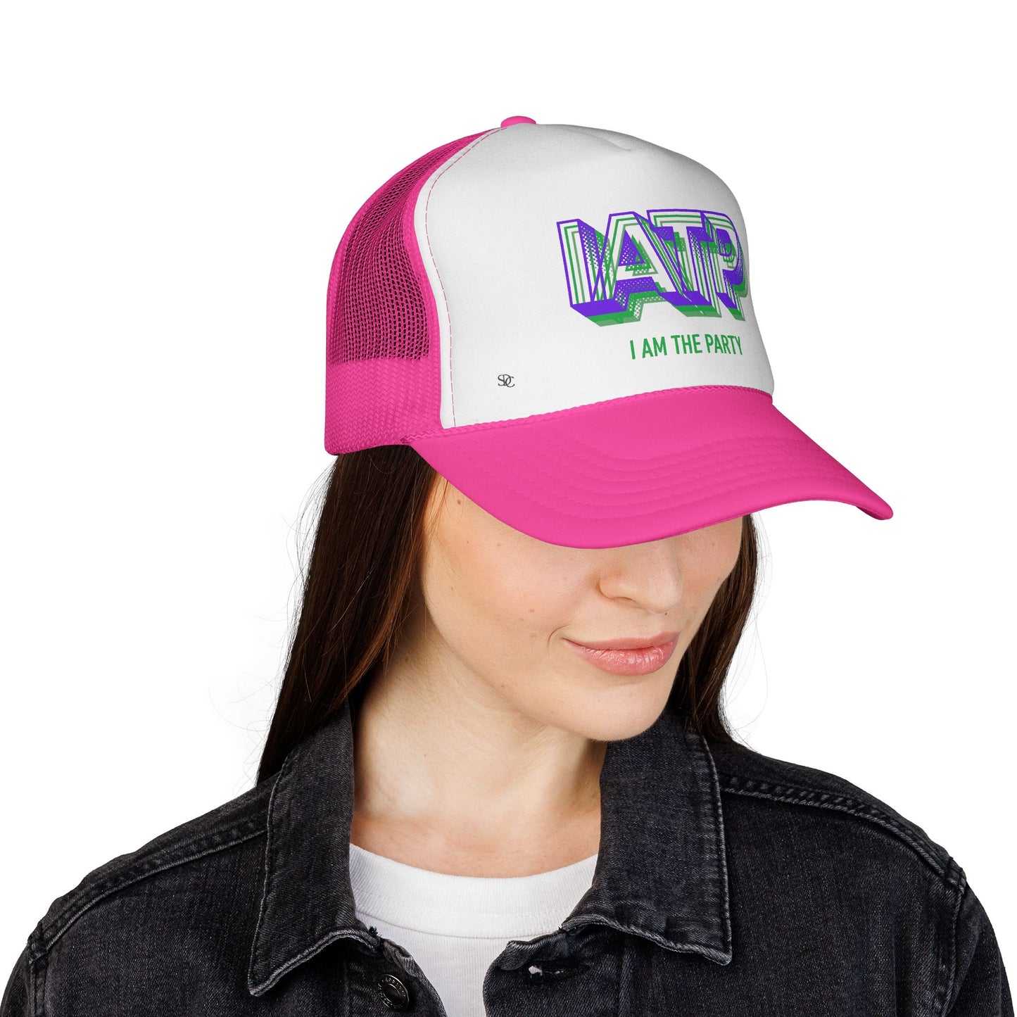 Vibrant Trucker Caps for Party Lovers, Fun Accessories, Festival Gear, Bold Fashion Statement, I AM THE PARTY