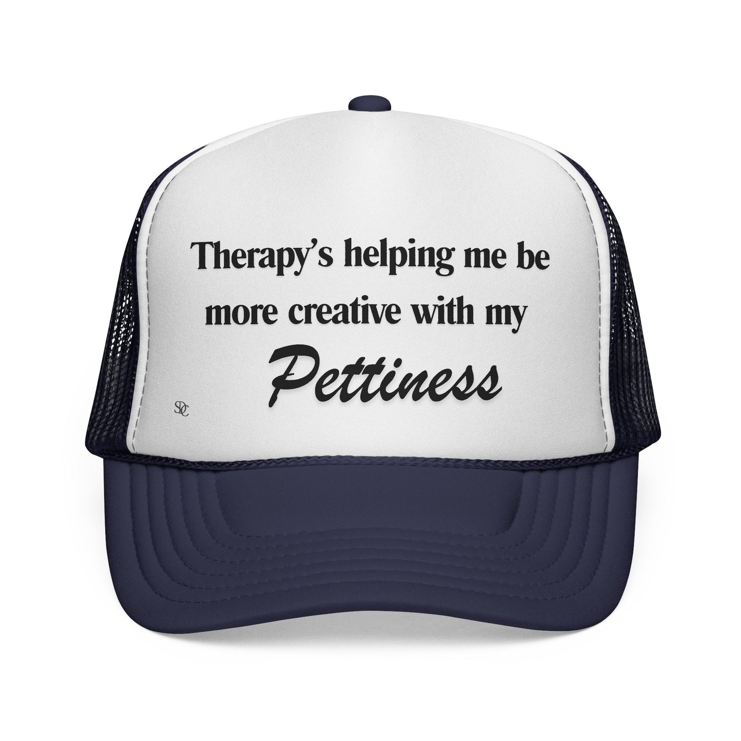 Funny Trucker Hat - Therapy's Helping Me