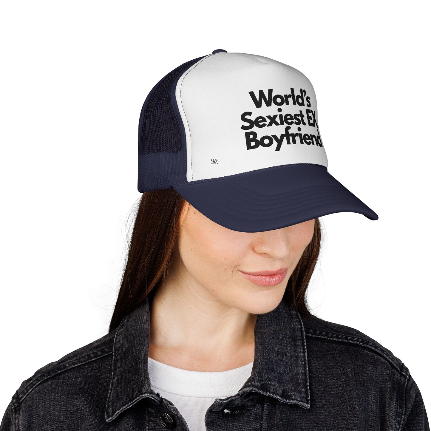 Men's Funny Trucker Hat - World's Sexiest Ex Boyfriend