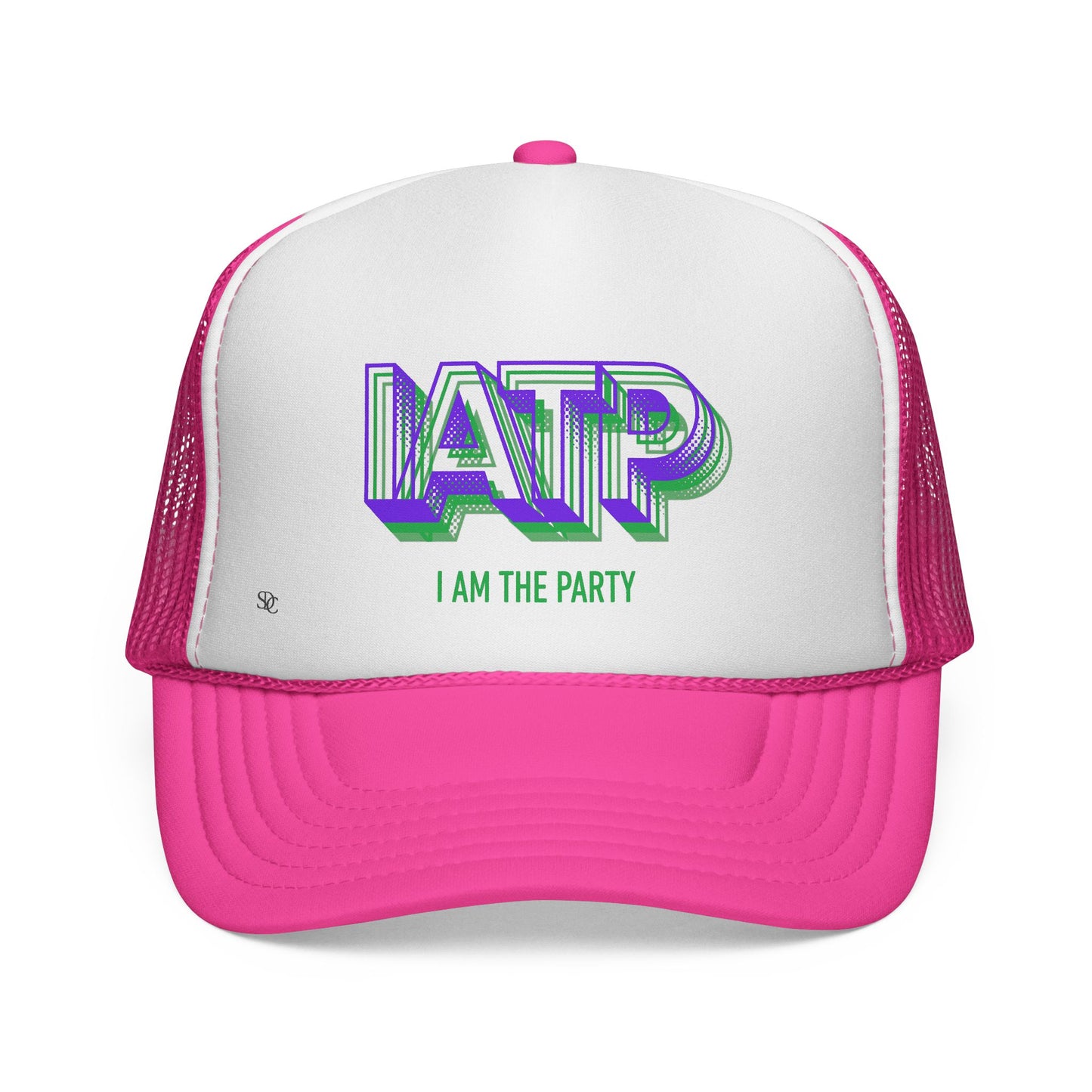 Vibrant Trucker Caps for Party Lovers, Fun Accessories, Festival Gear, Bold Fashion Statement, I AM THE PARTY