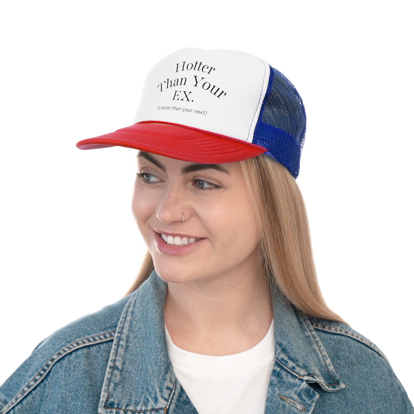 Hotter Than Your Ex Trucker Caps - Fun Summer Hat