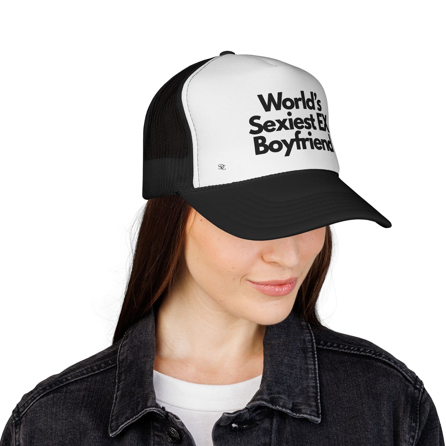 Men's Funny Trucker Hat - World's Sexiest Ex Boyfriend