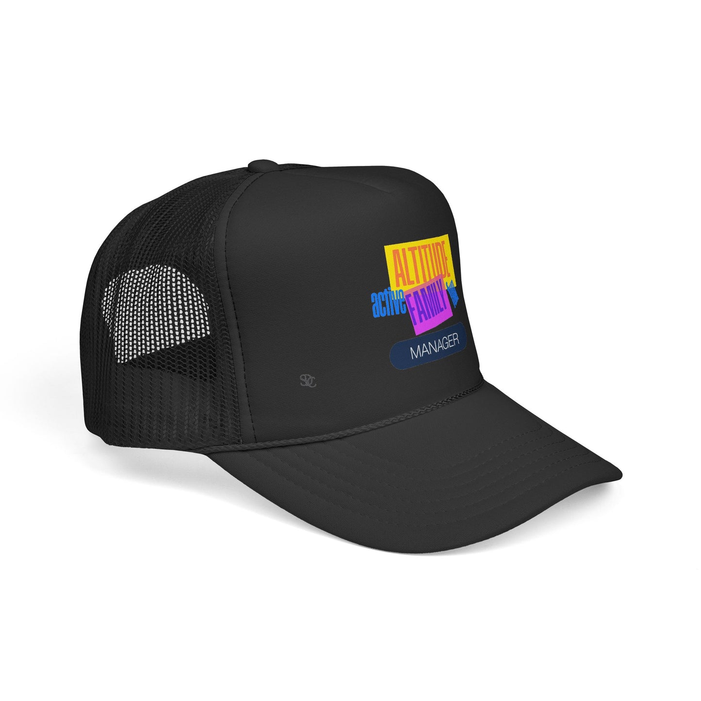 Manager Trucker Hat — "Altitude Family" Colorblock Logo Cap