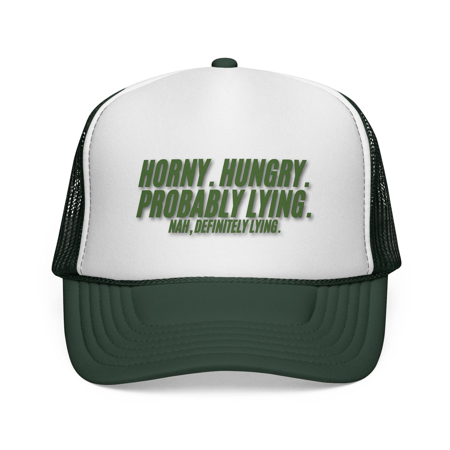 Men's Funny Trucker Hat - Probably Lying