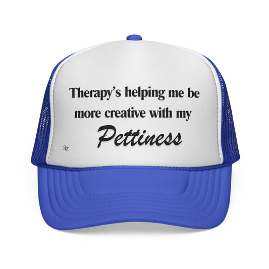 Funny Trucker Hat - Therapy's Helping Me